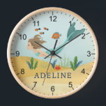 Kinder Leuke en Magische Oceaan Zeemeermin Meisjes<br><div class="desc">Deze schattige en grillige kinder klok heeft een onder het zee magische zeemeermin en blauwe staart. De klok kan worden gepersonaliseerd met uw meisjesnaam,  het perfecte geschenk voor elke zeemeerminnenliefhebber,  geweldig decor voor een kinder kamer of babymeisjeskwekerij.</div>