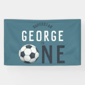 Kinder Leuke Sport 1e Verjaardagsfeest Spandoek (Horizontaal)