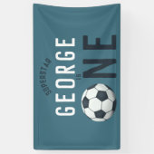 Kinder Leuke Sport 1e Verjaardagsfeest Spandoek (Verticaal)