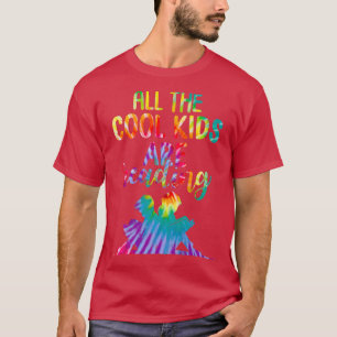 Kinder lezen Tiedye Books Lover Girls Bookworm Lib T-shirt