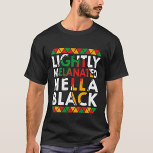 Kinder licht geMelaneerde Hella Black Geschiedenis T-shirt