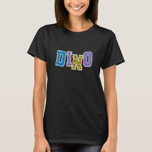Kinder Liefde Dino's T-shirt (Voorkant)