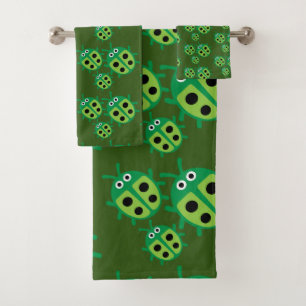 Kinder lieveheersbeestje bad handdoek