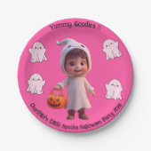 Kinder Little Spooks Halloween Paper Bord (Voorkant)
