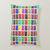Kinder Londense bus Art/Design Fabric (Pillow) Accent Kussen (Achterkant (Verticaal))