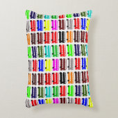 Kinder Londense bus Art/Design Fabric (Pillow) Accent Kussen (Voorkant(Verticaal))