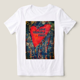 Kinder "Love Yourself First" Mosaic Heart T-shirt