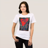 Kinder "Love Yourself First" Mosaic Heart T-shirt (Voorkant volledig)