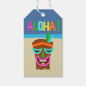 Kinder Luau-partij in Hawaiian Cadeaulabel (Voorkant)