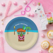 Kinder Luau-partij in Hawaiian Papieren Bordje (Feest)