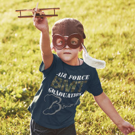 Kinder luchtmacht BMT Afstuderen gebonden donkere  T-shirt