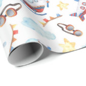 Kinder  Luchtvaartdag Cadeaupapier (Rol Hoek)