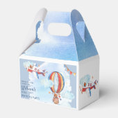 Kinder  Luchtvaarthday Partij Hartelijk dank Bedankdoosjes (Achterkant)