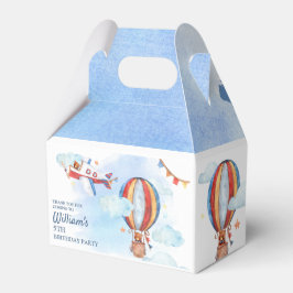 Kinder  Luchtvaarthday Partij Hartelijk dank Bedankdoosjes