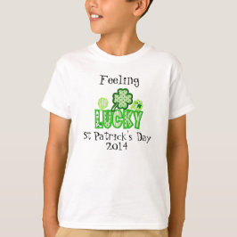 Kinder Lucky St Patrick's Day T-Shirt Sjabloon