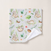 Kinder luie luiaard bad handdoek (Wasdoekje)