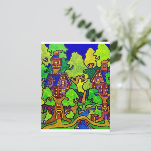 Kinder Magic Treehouse Briefkaart (Staand voorkant)