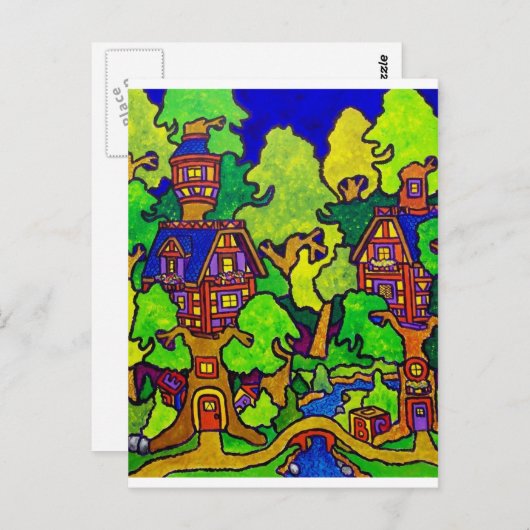 Kinder Magic Treehouse Briefkaart (Voorkant / Achterkant)