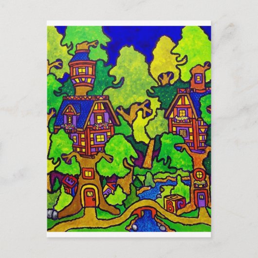 Kinder Magic Treehouse Briefkaart (Voorkant)