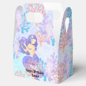 kinder magische zeemeermin onder het zee regenboog bedankdoosjes (Geopend)