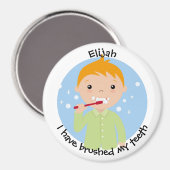 Kinder magneet aanpassen - Ik heb mijn tanden gebo (Voorkant / Achterkant)