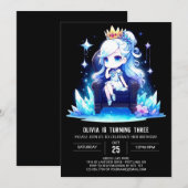 Kinder Majestic Princess Verjaardag Kaart (Voorkant / Achterkant)