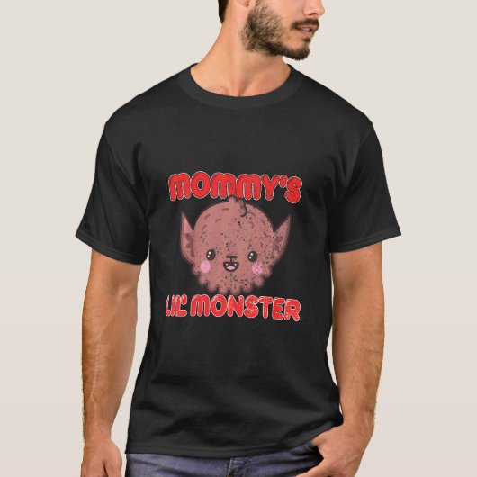 Kinder mammie lil monster Cute Werewolf Kinder Boy T-shirt (Voorkant)