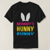 Kinder mammie's Hunny Bunny Pasen T-shirt (Design voorkant)