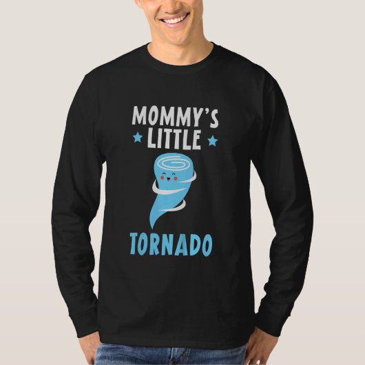 Kinder mammie's Little Tornado Future Meteoroloog  T-shirt (Voorkant)