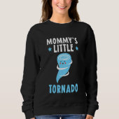 Kinder mammie's Little Tornado Future Meteoroloog  Trui (Voorkant)