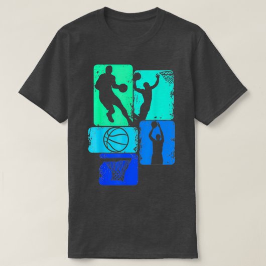 Kinder Mannen voor Basketball Player T-shirt (Design voorkant)