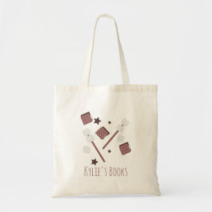 Kinder Marshmallows Chocolate Library Book Canvas  Tote Bag