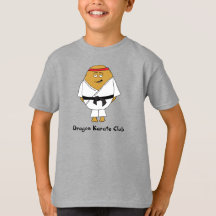 Kinder Martial Arts Karate Club Cartoon Character