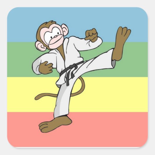 Kinder martial arts sticker (Voorkant)