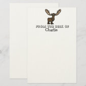 Kinder mazen, aangepast briefpapier (Voorkant / Achterkant)