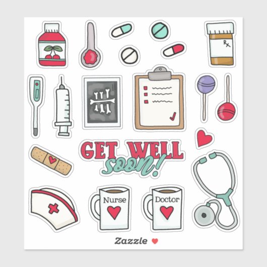 Kinder medische kit sticker (Vel)