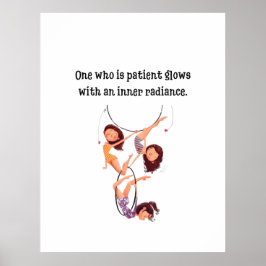 Kinder Meditation Art Poster