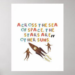 Kinder Meditation Art Poster