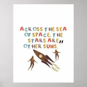 Kinder Meditation Art Poster