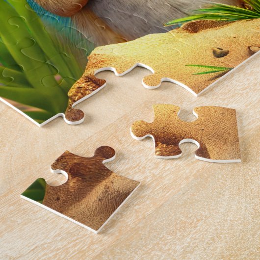 Kinder Meerkats Jigzaag Puzzle - Tropisch Legpuzzel (Zijkant)