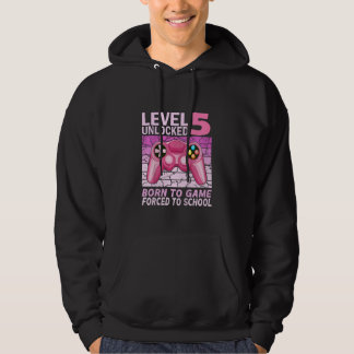 Kinder meisje met de vijfde verjaardag gedwongen n hoodie
