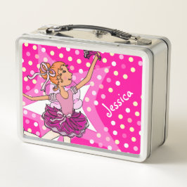 Kinder meisjes genaamd ballerina girl red roze lun