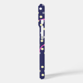 Kinder meisjes genaamd gymnast polka stip roze Case-Mate iPhone case (Achterkant / Links)
