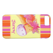 Kinder meisjes genaamd pony gele telefoonzaak Case-Mate iPhone case (Achterkant (Horizontaal))