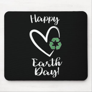 Kinder meisjes Happy Earth Day met Heart Cu Muismat