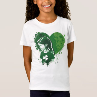Kinder meisjes Hart St Patricks Day shirt