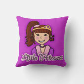 Kinder meisjes kleine ster prinses kussen (Achterkant)