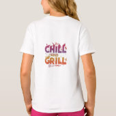 Kinder meisjes mode design T-shirts (Achterkant)
