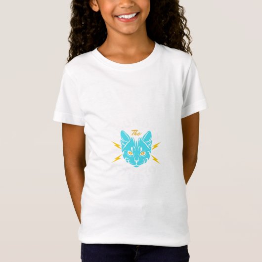 Kinder meisjes mode topjes design T-shirts (Voorkant)