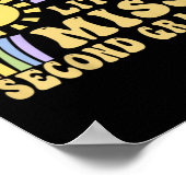 Kinder meisjes terug naar schoolstudent - kleine M Poster (Hoek)